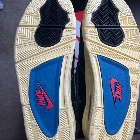 Jordan 4 Retro Union LA Mid Off Noir - Picture 5 of 7